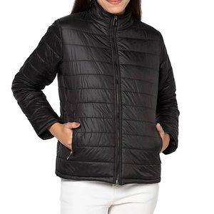 ATTHER | Black bubble jacket size M